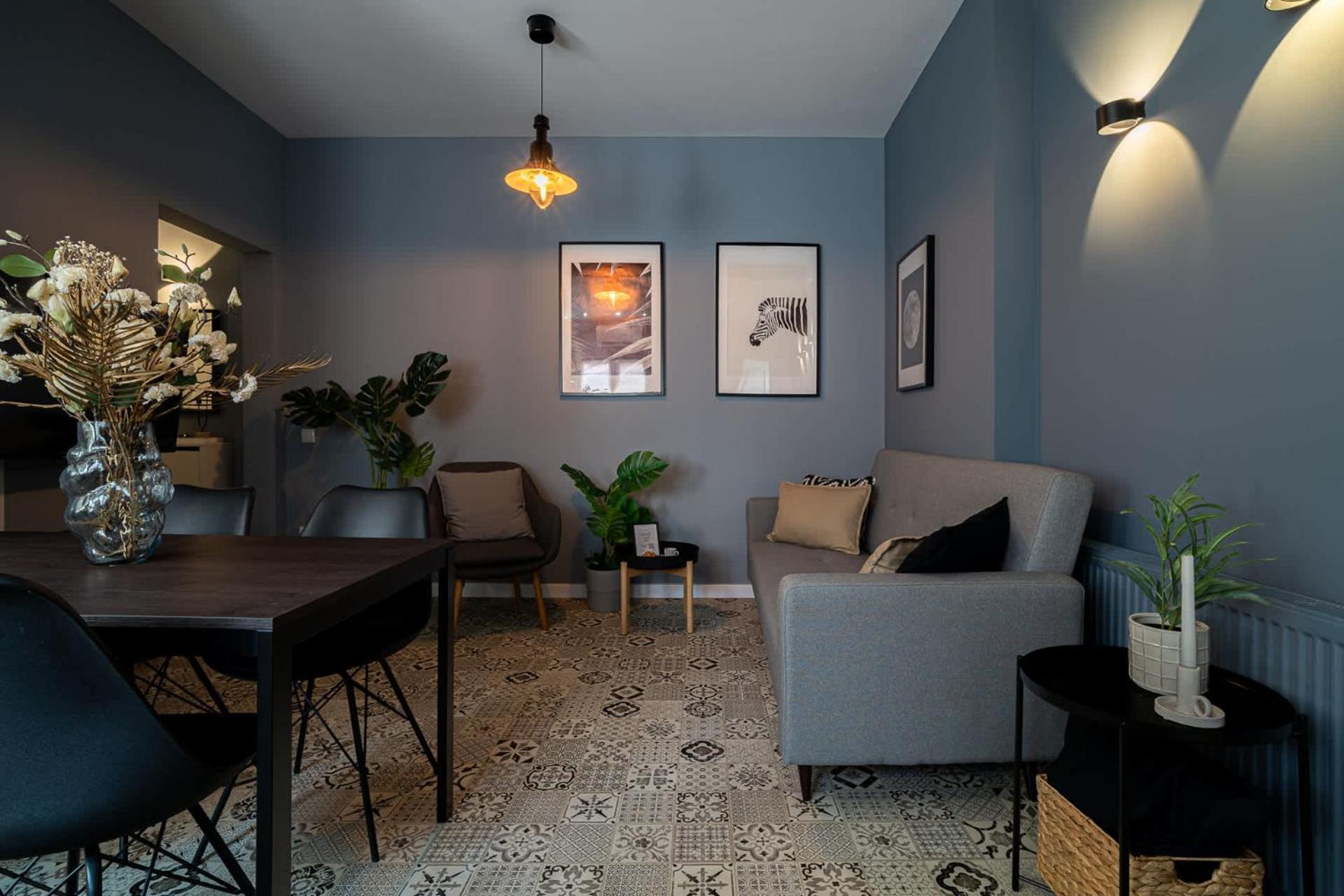 Chic Black & White 2Br Retreat On Dambovitei บูคาเรสต์ ภายนอก รูปภาพ